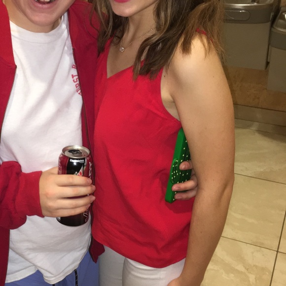 Aritzia Red Tank - Picture 1 of 6